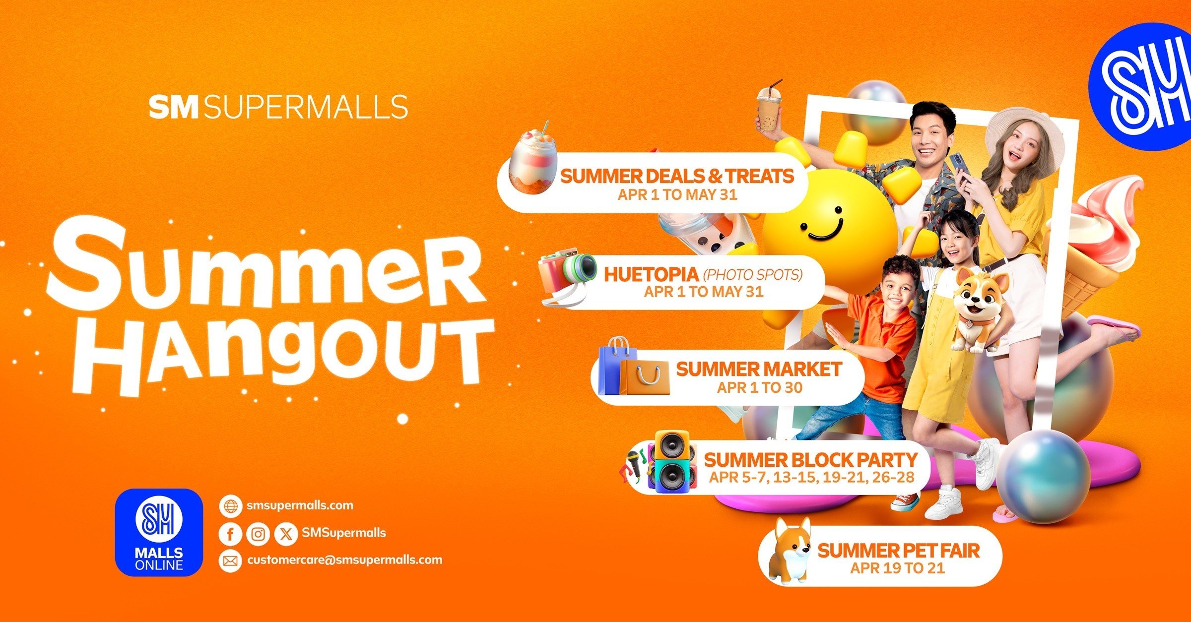 Hangout spots, lasting memories: Your guide to a Cool Summer at SM Supermalls