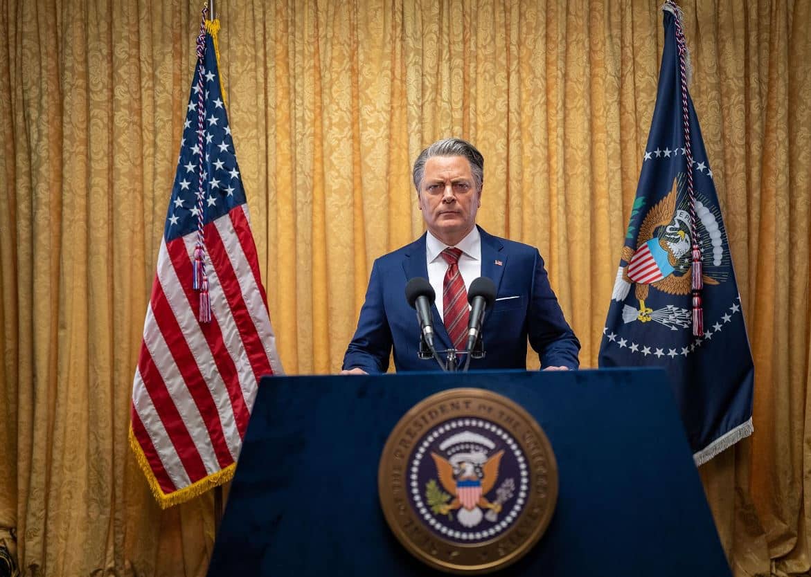 NICK Offerman as President.