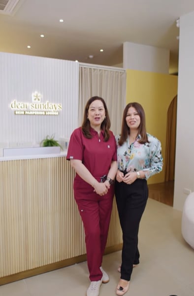 Dr. AJ Ramos-Braga (left) and Cat Ilacad, founder and chief executive officer of Posh Nails.