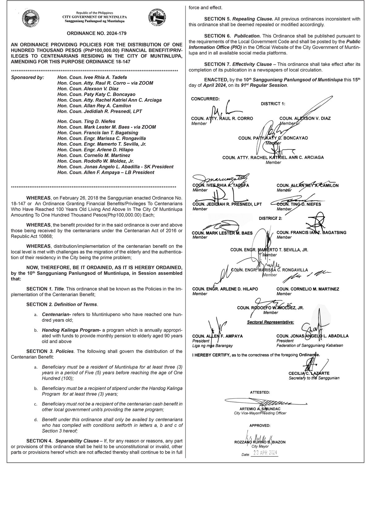 MUNTINLUPA 179