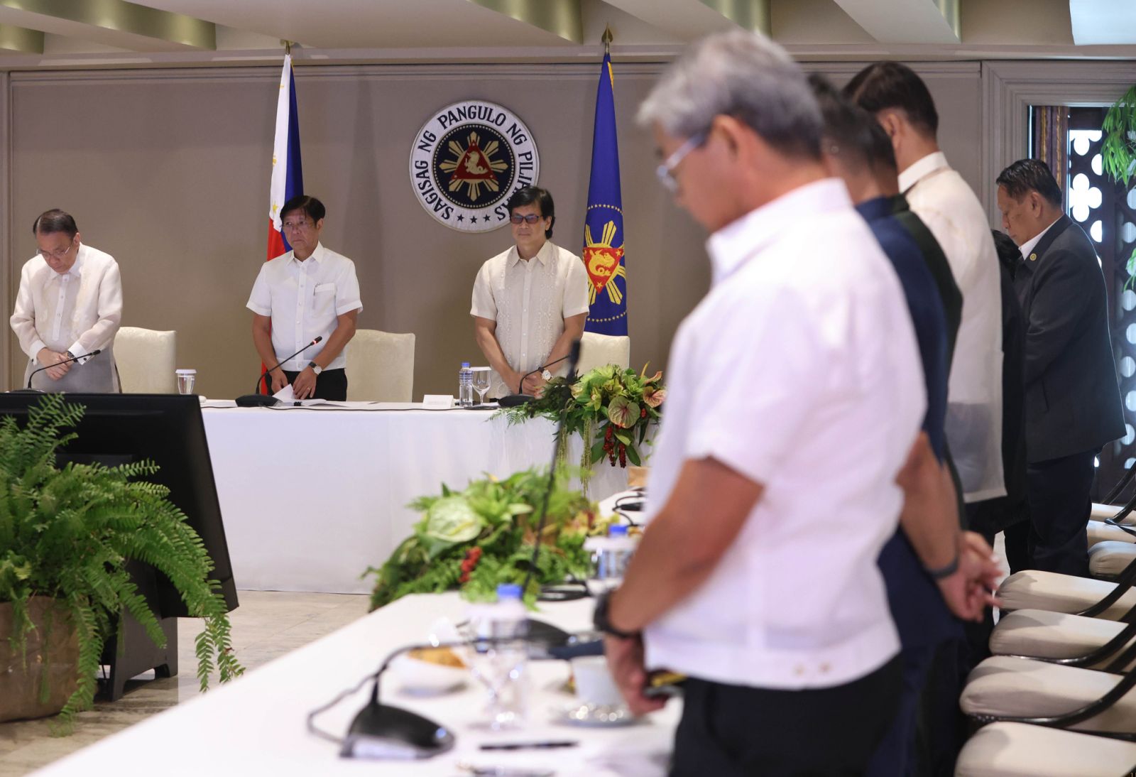 PBBM leads peace and order meetings
