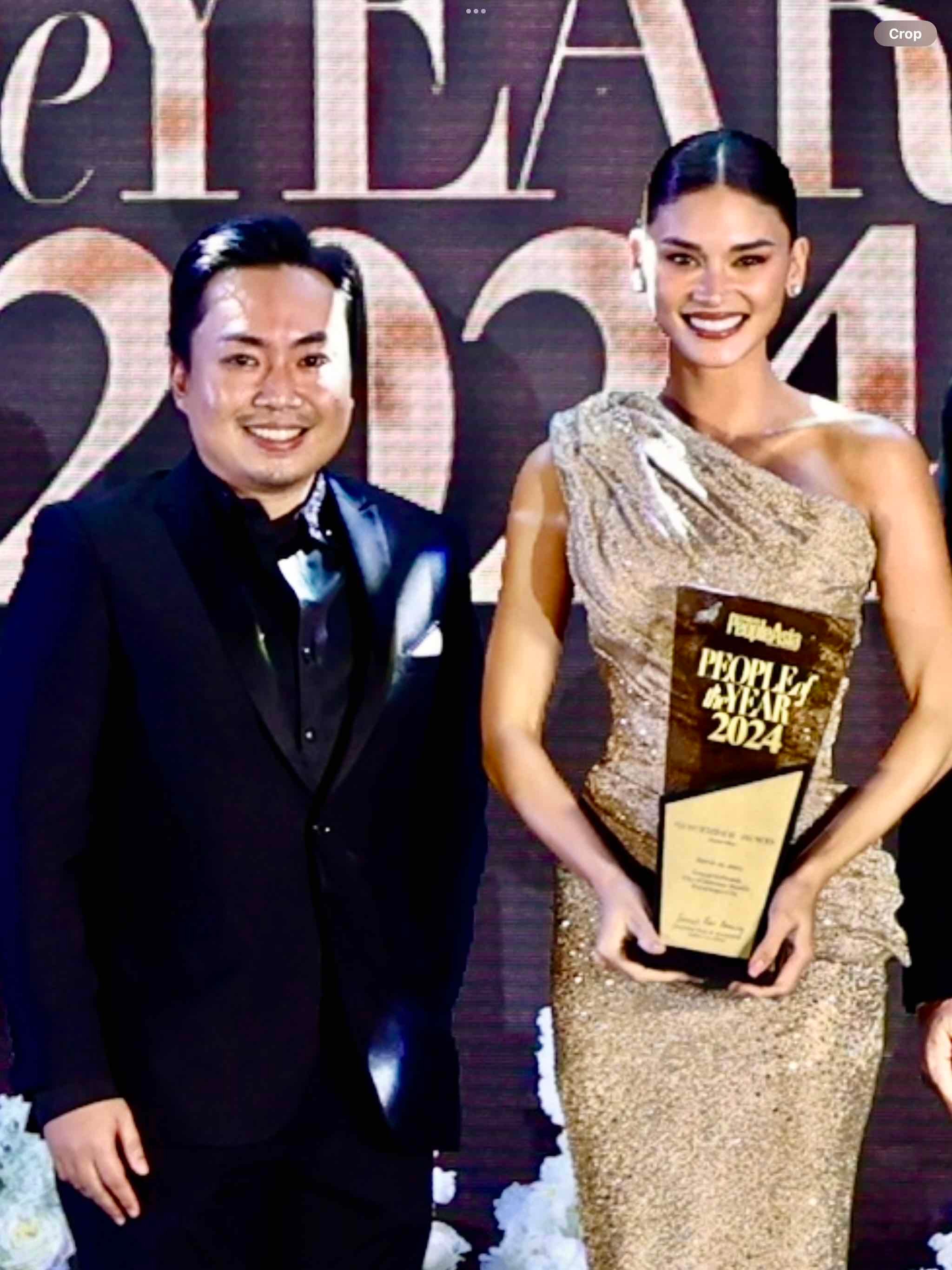 Paulo dela Cruz and Pia Wurtzbach-Jauncey.