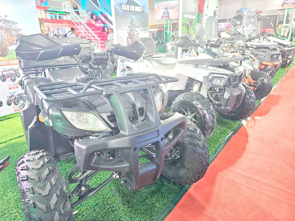 THERE are quad-bikes to choose from.