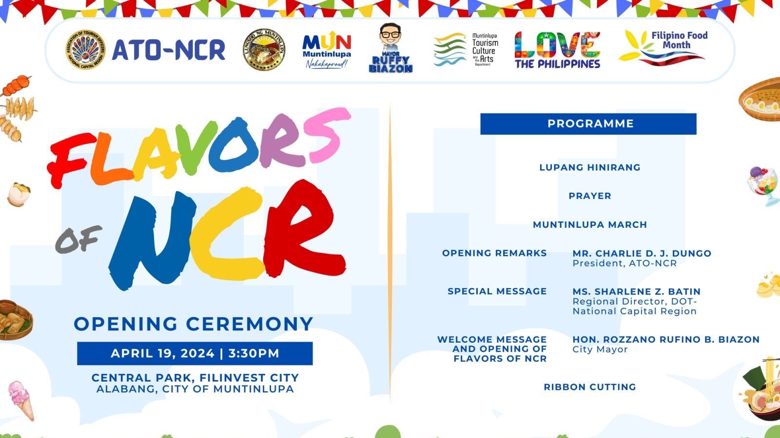Savor the best of Metro Manila: 'Flavors of NCR' food festival comes to Muntinlupa City