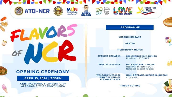 Savor the best of Metro Manila: 'Flavors of NCR' food festival comes to Muntinlupa City