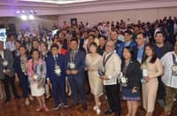 (FROM left) Senator Joseph Victor Ejercito, chairman of the Senate Committee on Urban Planning, Housing and Resettlement (center) will grace this year’s National Realty Convention on 16 and 17 May at the Ayala Hall of Makati Sports Club, Salcedo Village, Makati City. The convention is a joint endeavor of the National Real Estate Association, Inc. and the Department of Human Settlements and Urban Development.