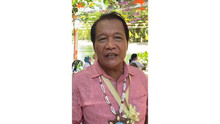 MalayAklan Mayor Frolibar Bautistato wearing a pink polo