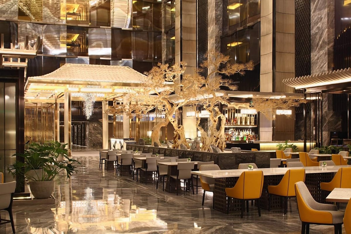 Yawaragi Main Dining Area at the 5th Floor Atrium Lobby of Hotel Okura Manila