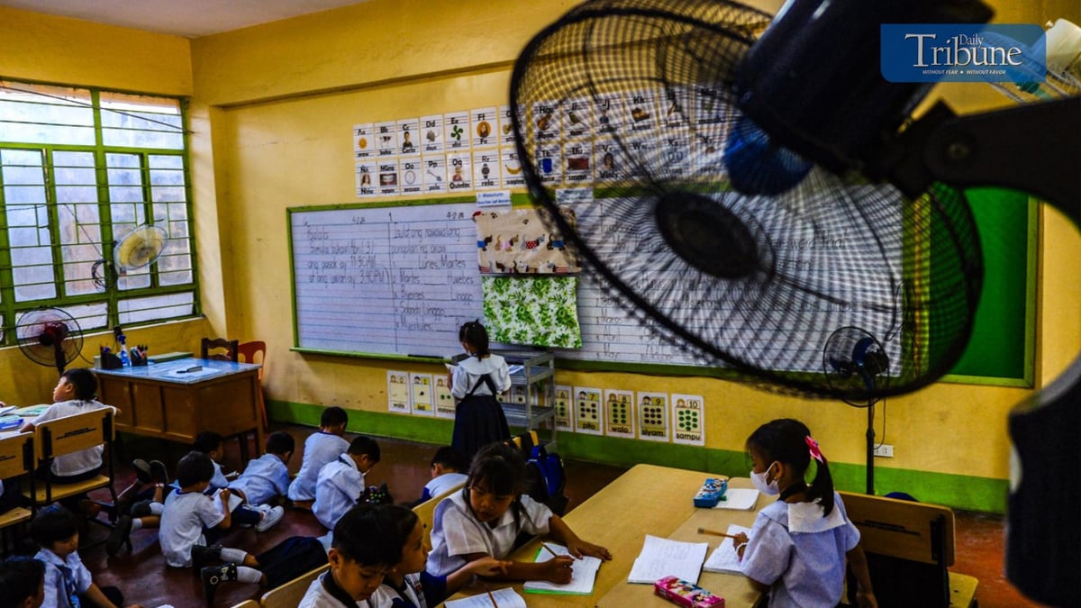 Electric fan as relief from extreme heat