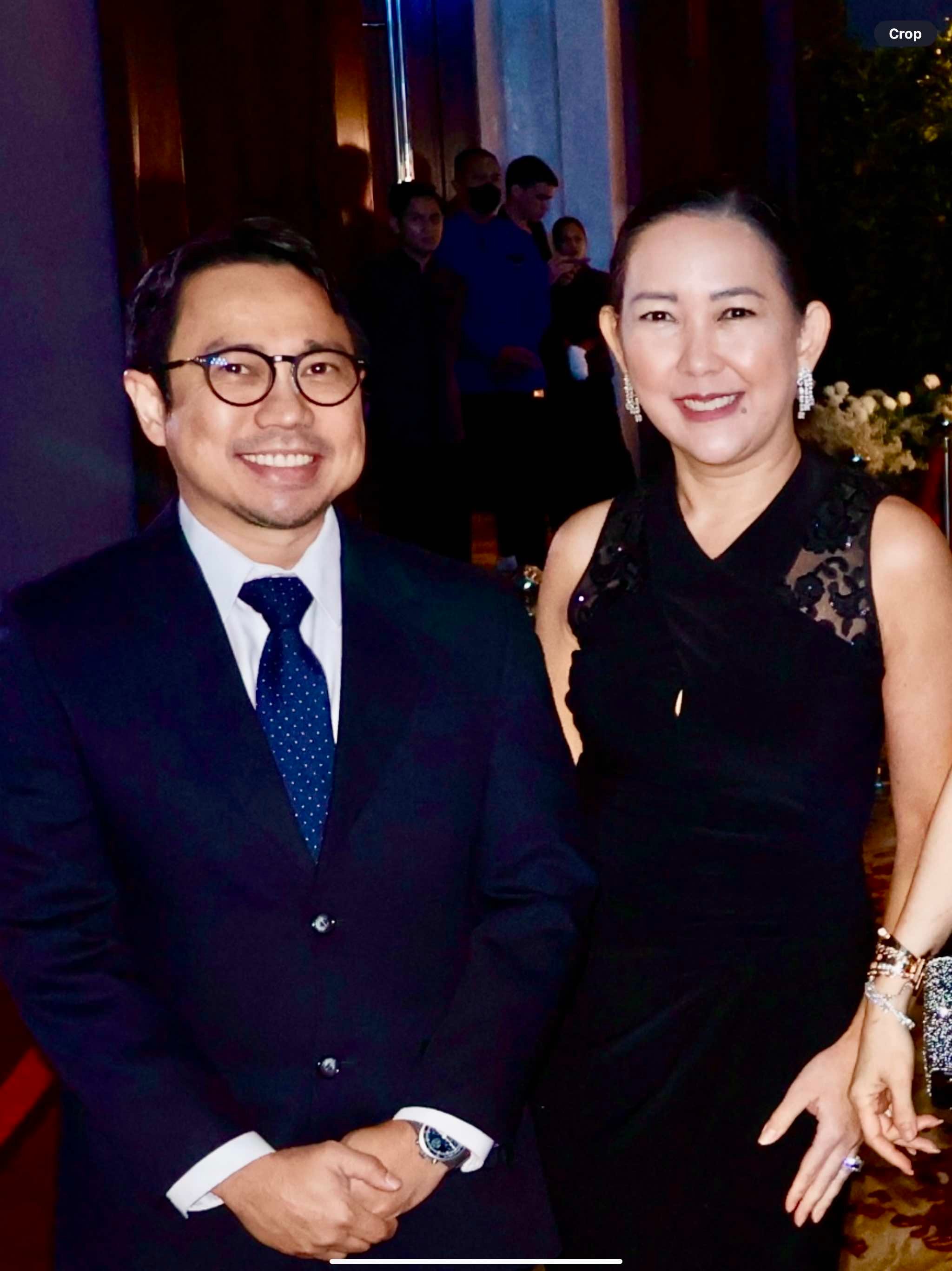 Dra. Jennie Garcia and her husband.