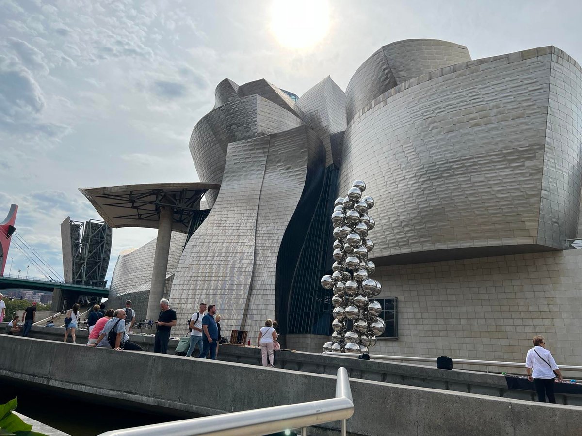 The architectural marvel in Bilbao