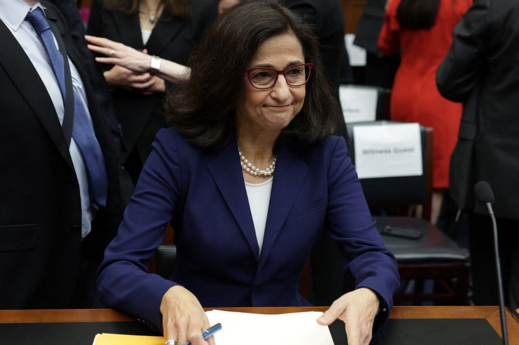 Columbia president grilled over anti-Semitism on campus