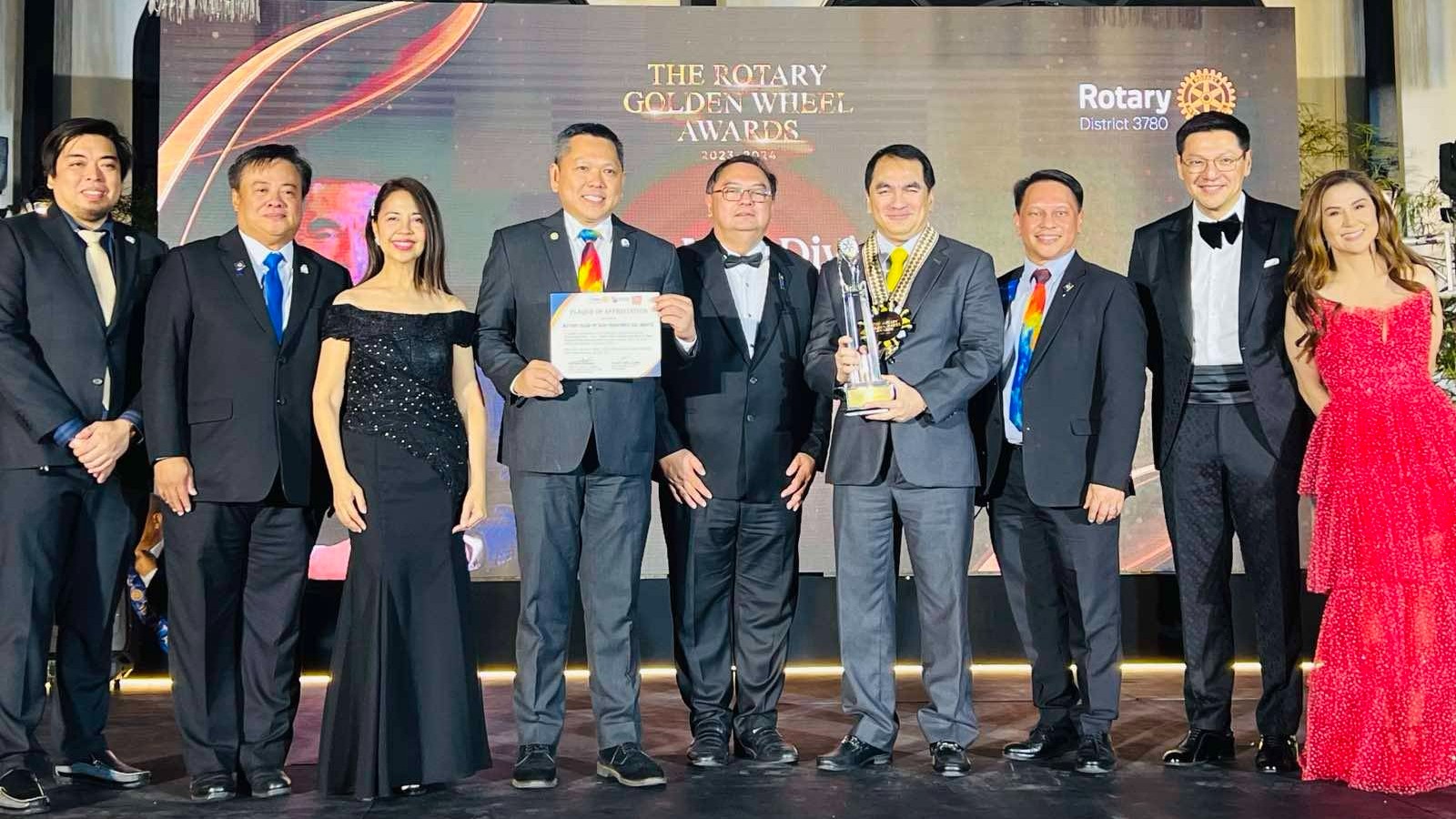 Rotary Club awards Golden Wheel to Atty. Divina