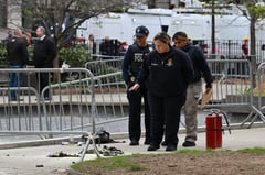 'Conspiracy theorist' sets self on fire outside Trump trial