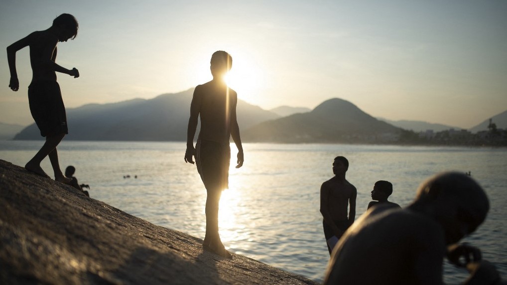 People at the beach