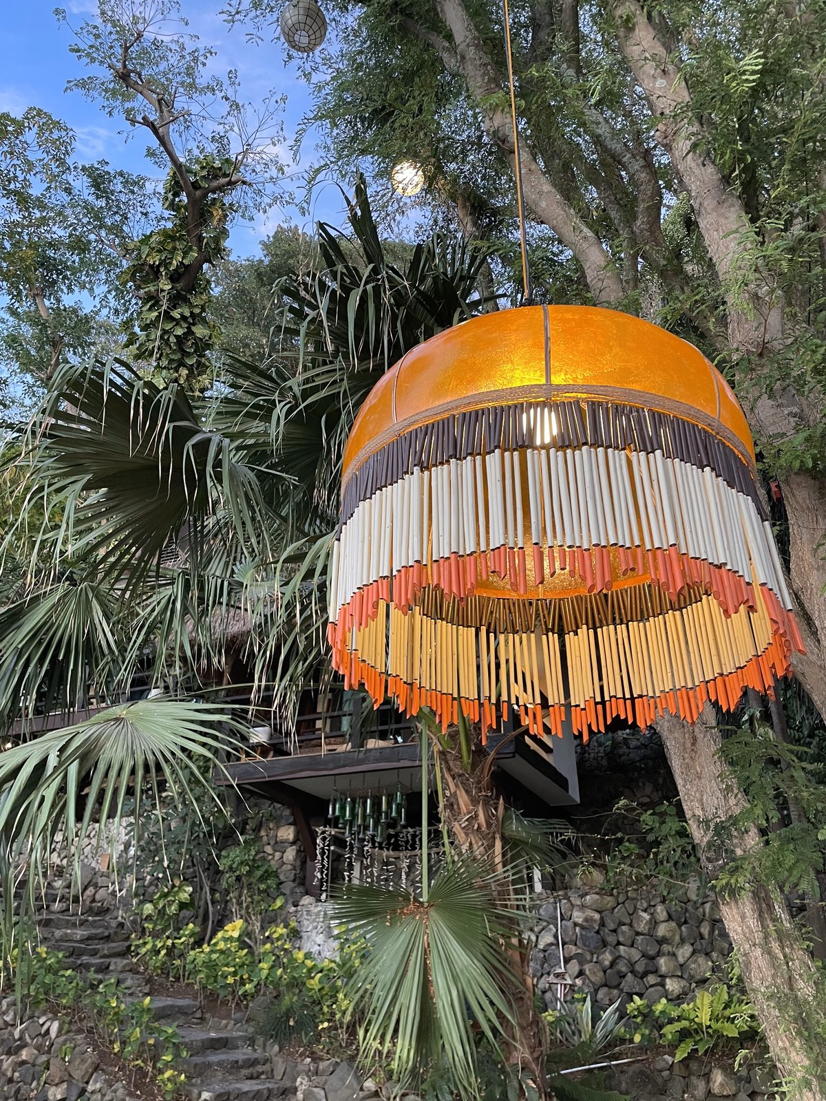 Oversized sunset dome