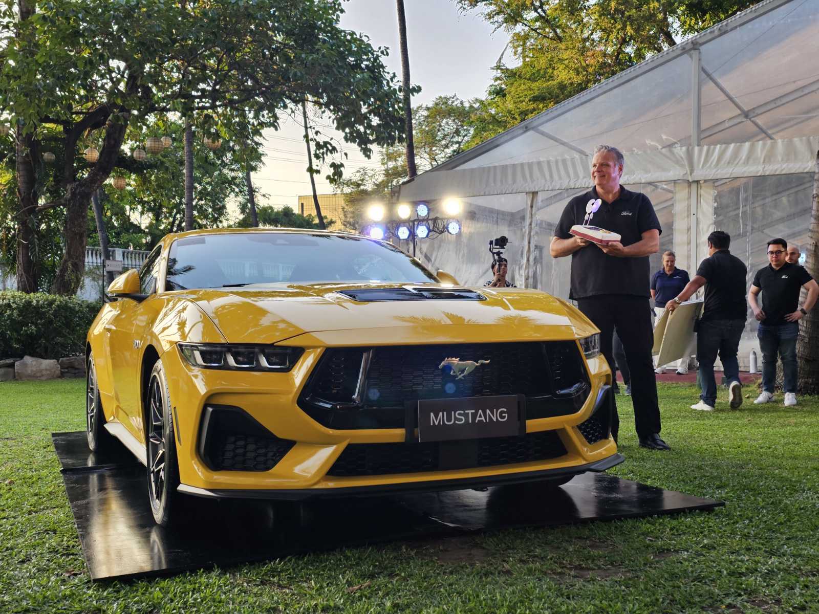 The all-new seventh-generation Ford Mustang finally gallops into the country.