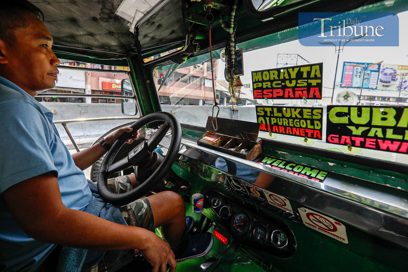 BUSINESS AS USUAL FOR JEEPNEY DRIVERS