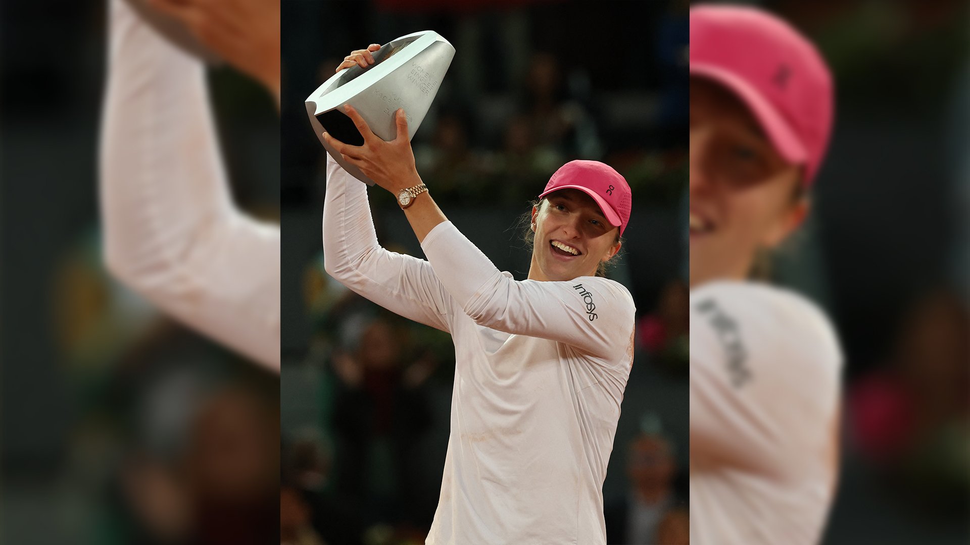 Swiatek lifts Madrid Open trophy