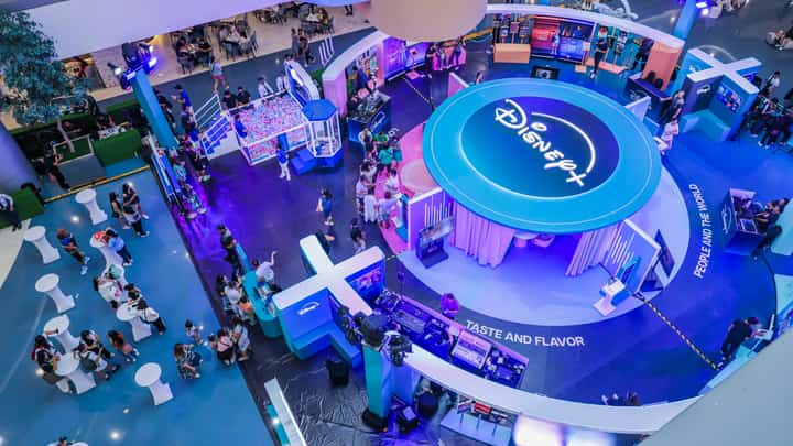 Disney+ pop-up event.