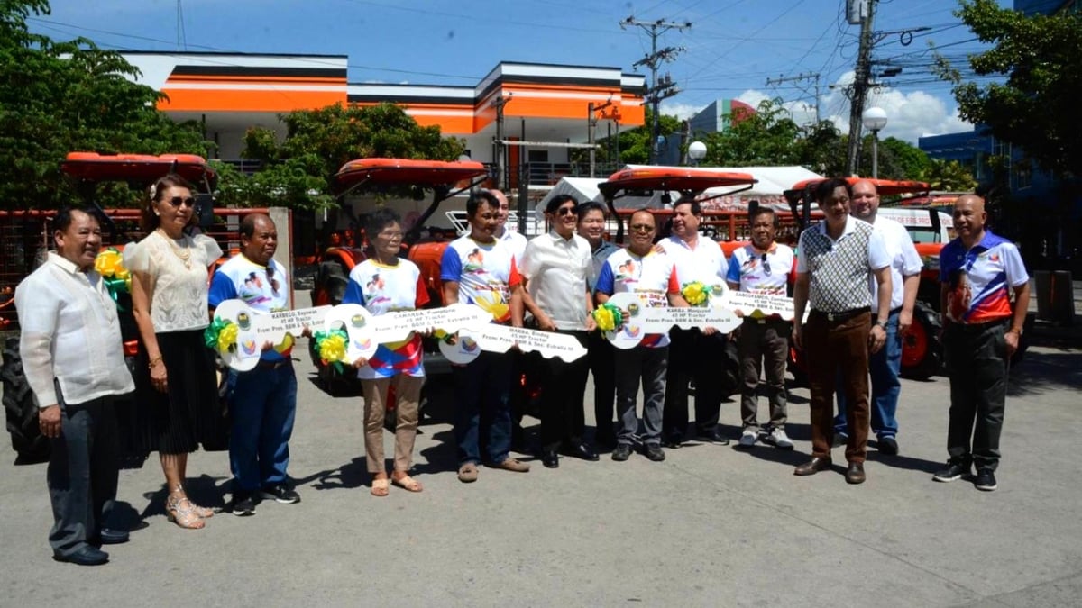 PBBM turns over farm-to-market roads, farm machines in Central Visayas 