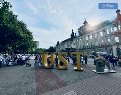 UST flags unauthorized use of logo by candidate