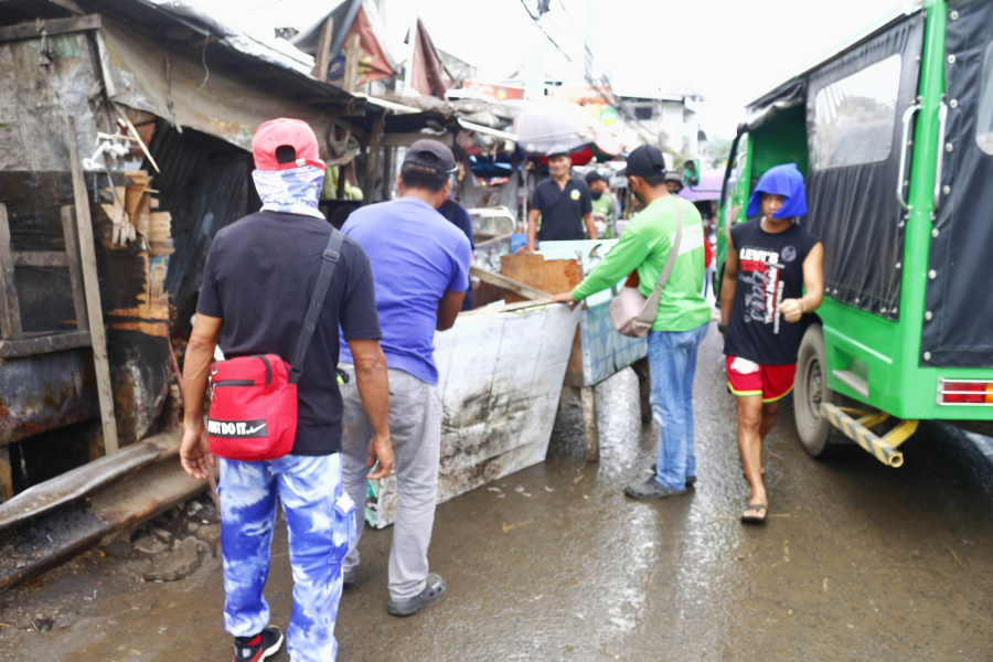 CdO barangays mobilized in road clearing ops
