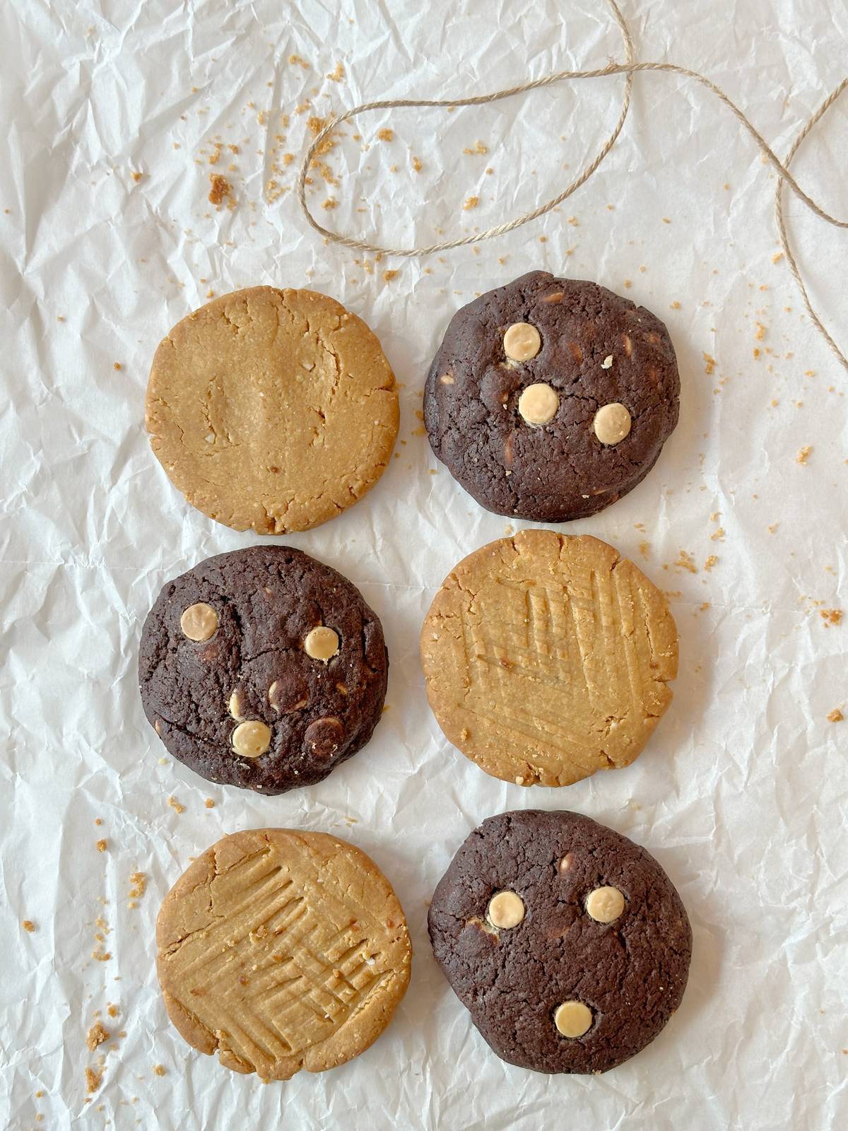 FRESHLY baked cookies.