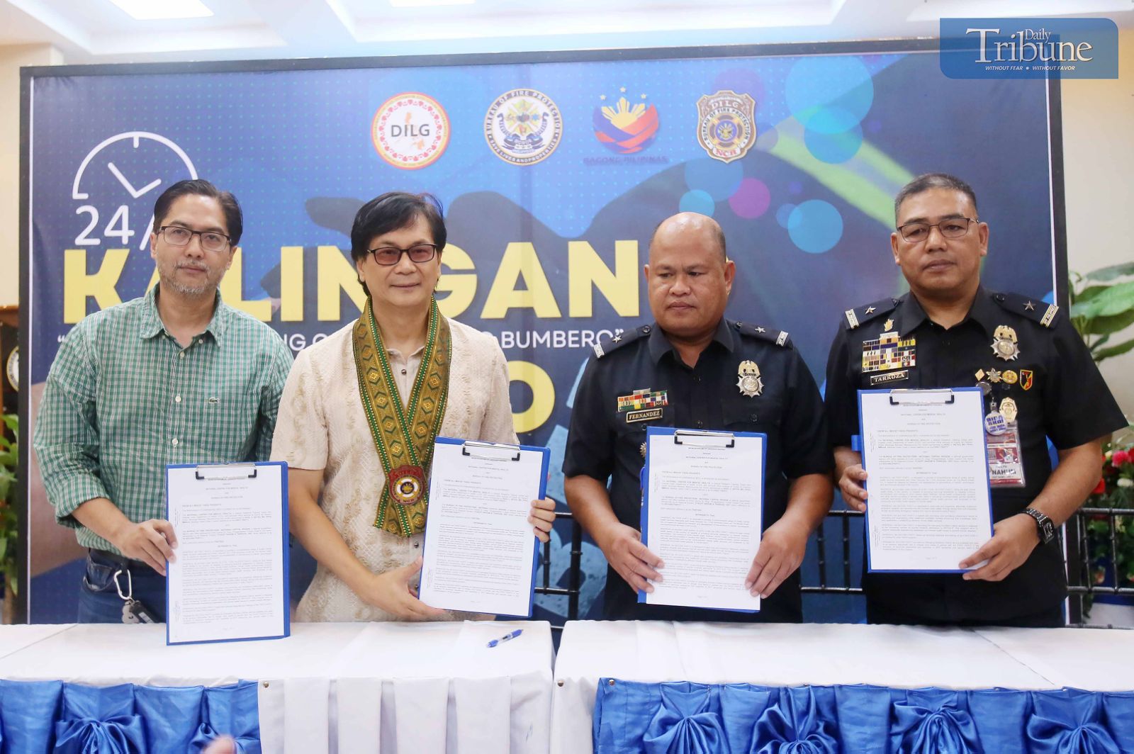 DILG SIGNS 'KALINGA BOMBERO' MOA