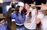 BILLIE Eillish and Niana Guerrero.