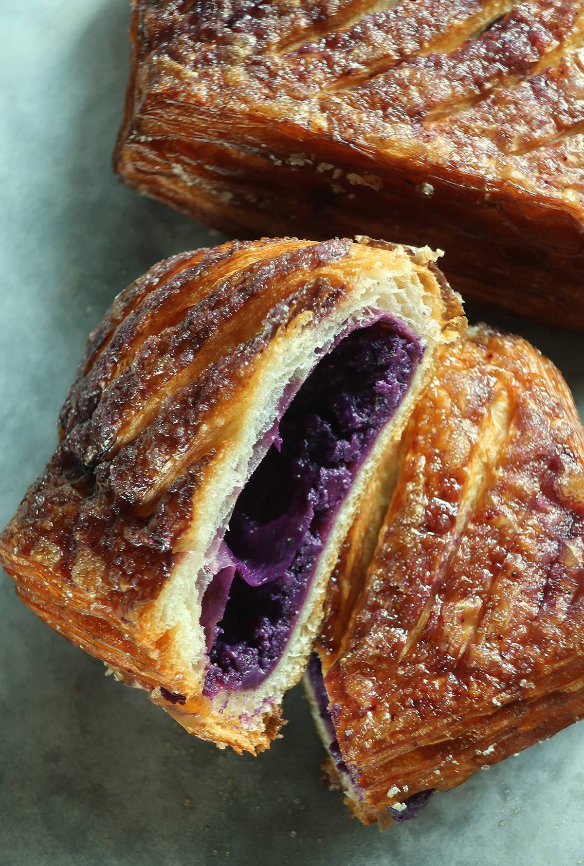 Ube Cheese Puff.
