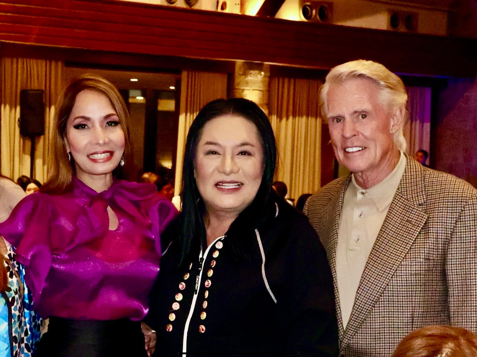 Emee Cragun, Joel Cruz and Mr. Cragun.