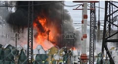 Ukraine drone attack sets Russian refinery on fire: official