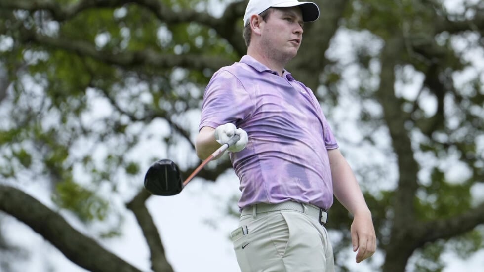 Scotland's Robert MacIntyre shared the lead with American Beau Hossler after the first round of the PGA Myrtle Beach Classic