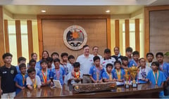 Bacoor fetes football club