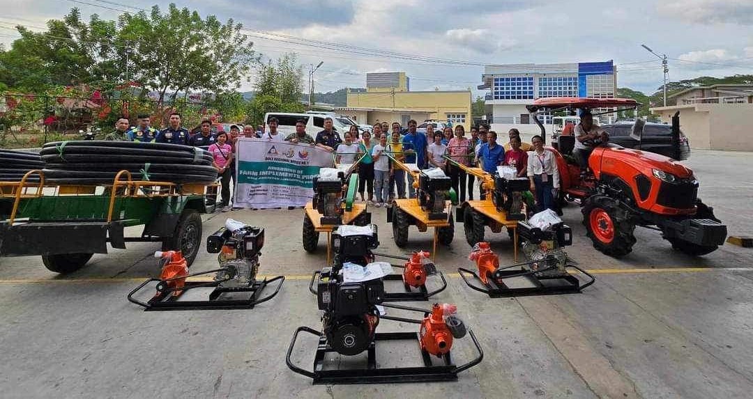 RMFB, DOLE 1 provide farm equipment to Naguilan farmers