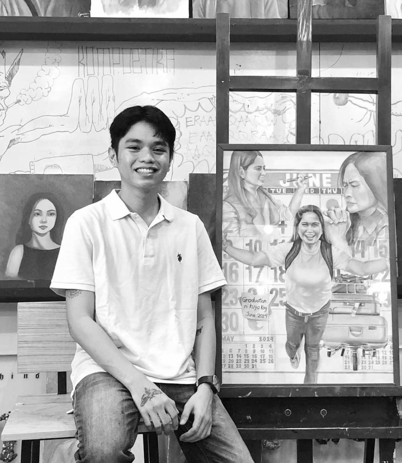 Edward Russel Romero’s winning Shell NSAC artwork
