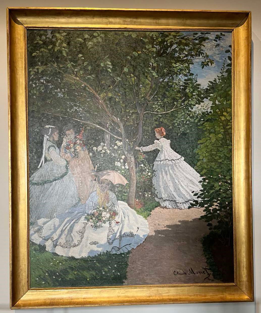 ‘Women in the Garden,’  by Claude Monet, 1866, oil on canvas.