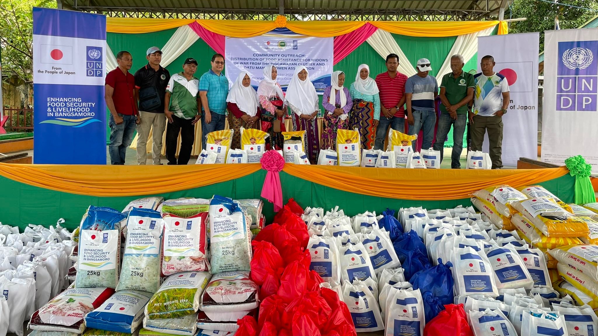 Japan provides food, livelihood assistance to communities in Cotabato