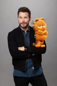 ‘BEING THE VOICE OF GARFIELD IS PRETTY DOPE,’ SAYS CHRIS PRATT