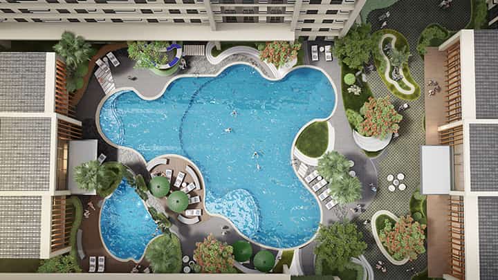LEISURE swimming pool.