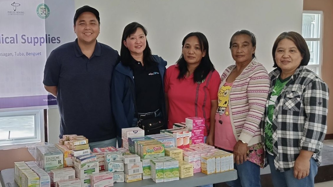 AboitizPower, Philex Mining donate medicine to Barangay Ansagan