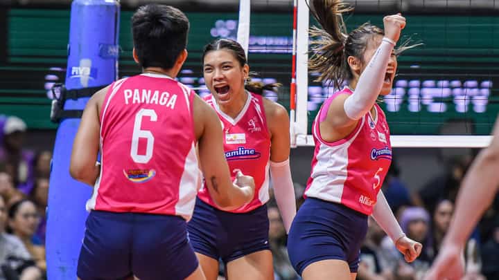 Creamline brings out broom