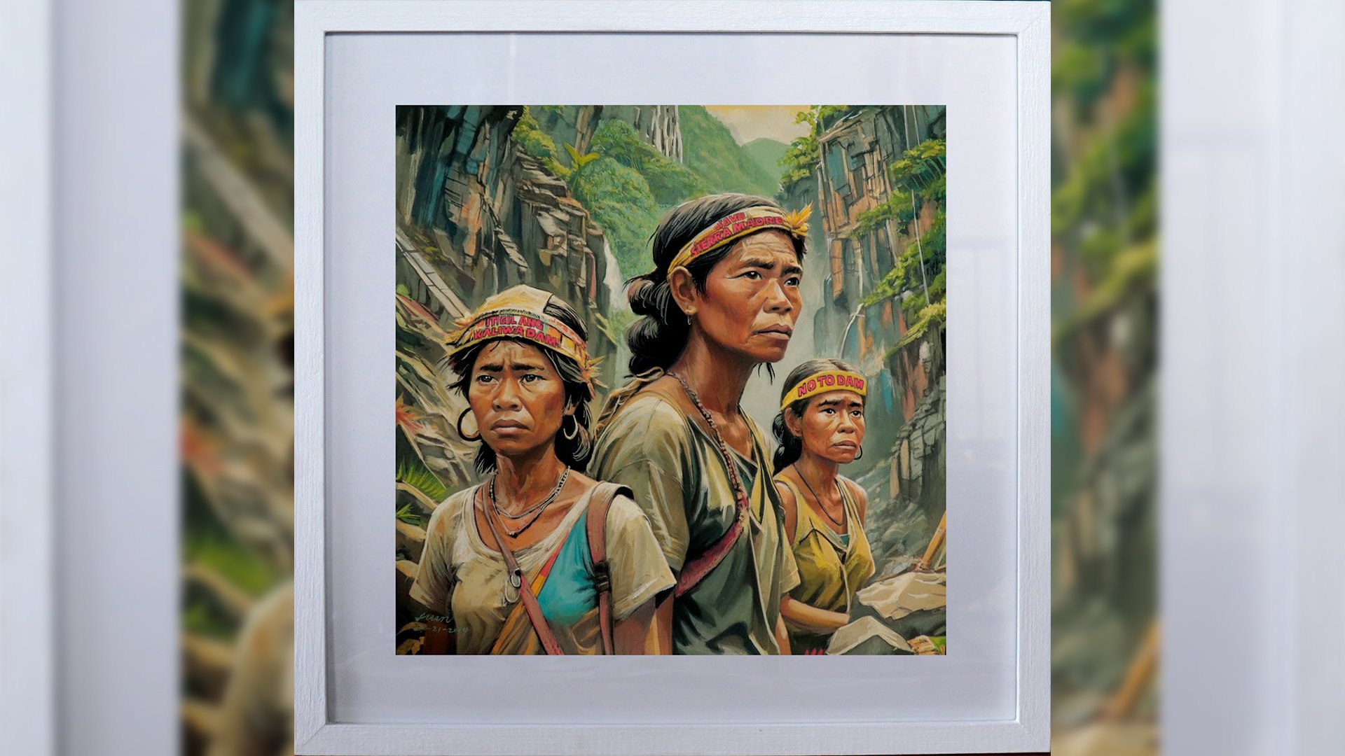 ‘Katutubo Babayi (Manggagawa Blues Series)’ by Maan de Loyola.