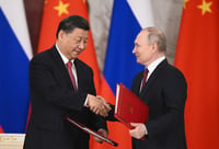 Putin, Xi hold talks in Kyrgyzstan as regional summit begins