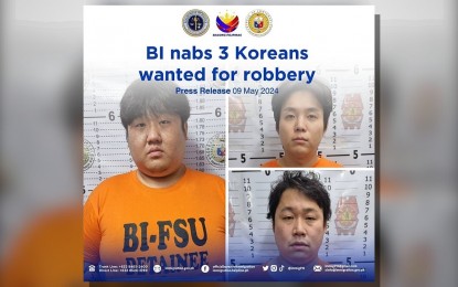3 Koreans wanted for robbery nabbed