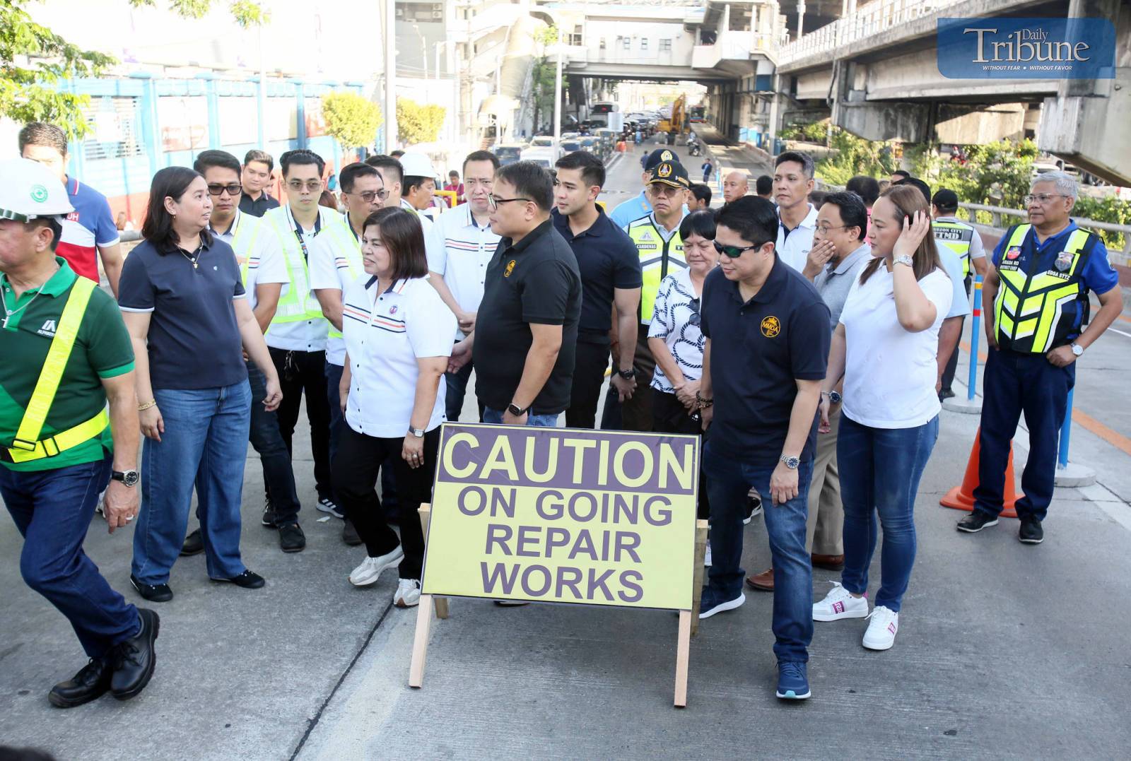 Day 2: Kamuning flyover repair 