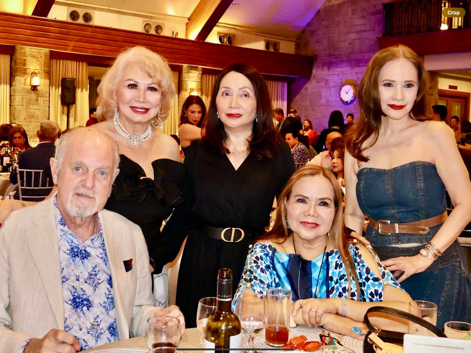 Gerry and Virginia Lane, Jet Capina, Marissa Fenton and Lilibeth Campos.