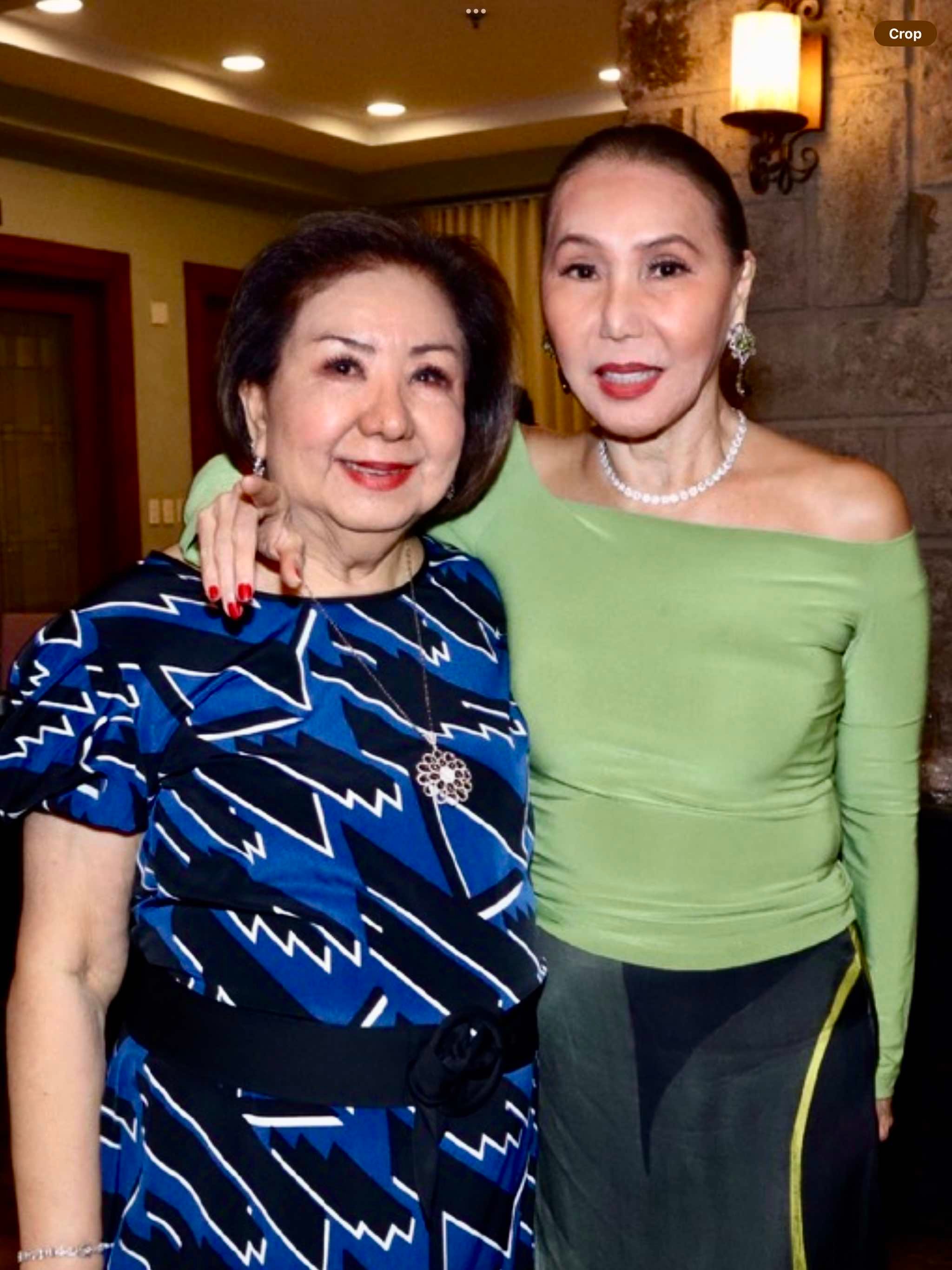 Fanny Blanco and Consul Agnes Huibonhoa.