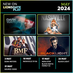Chill out with the hottest titles on Lionsgate Play this May